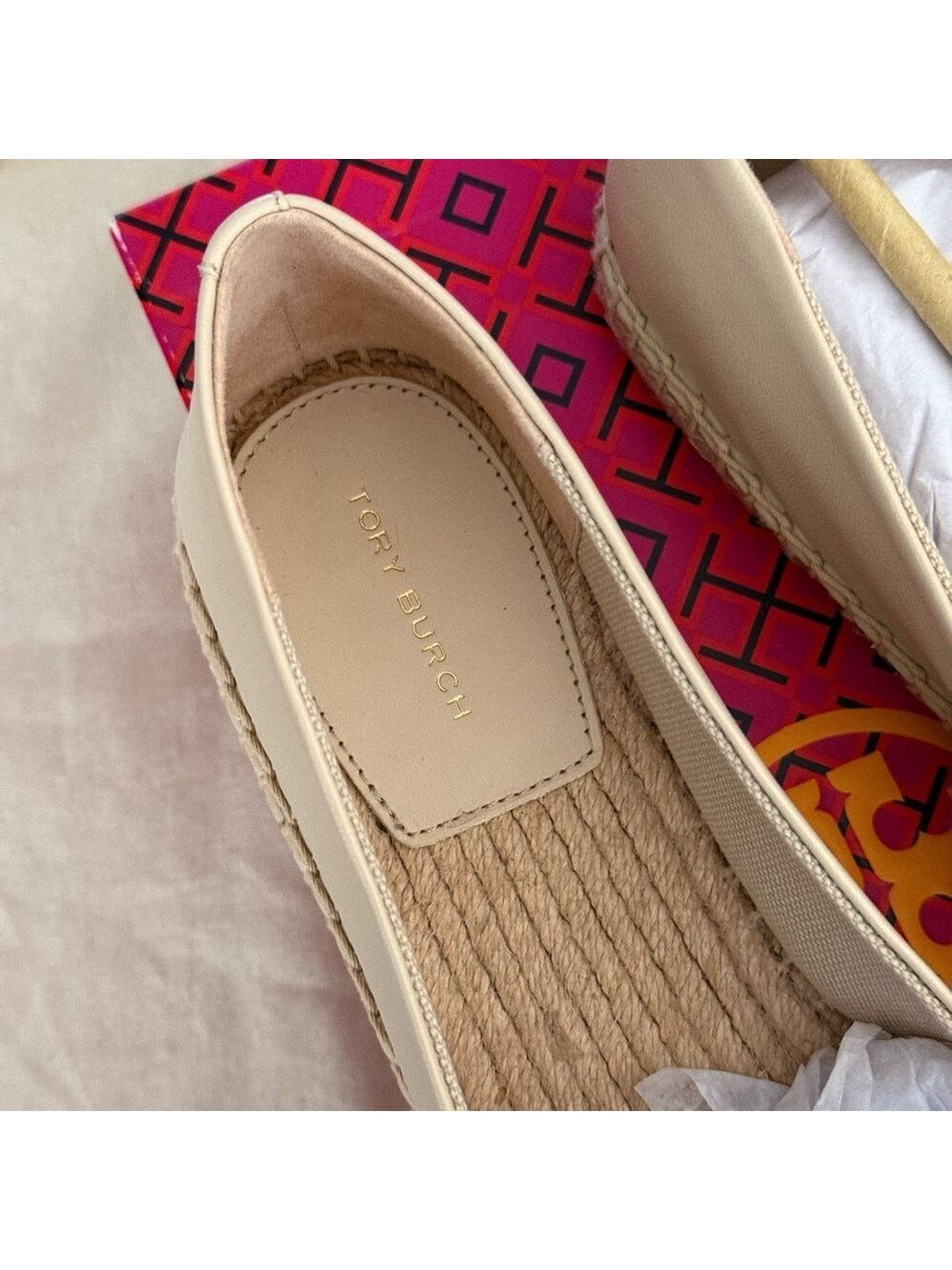 New Tory Burch  Dulce EVERLY LEATHER ESPADRILLE
NEVADA RETRO - Picture 4 of 12
